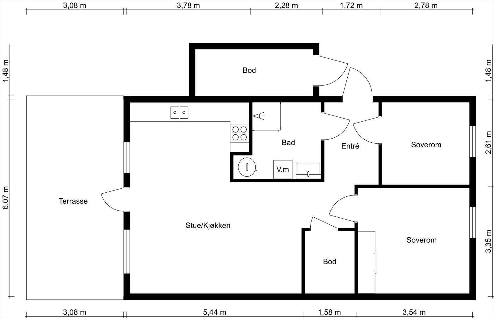 Plantegning. Galleribilde