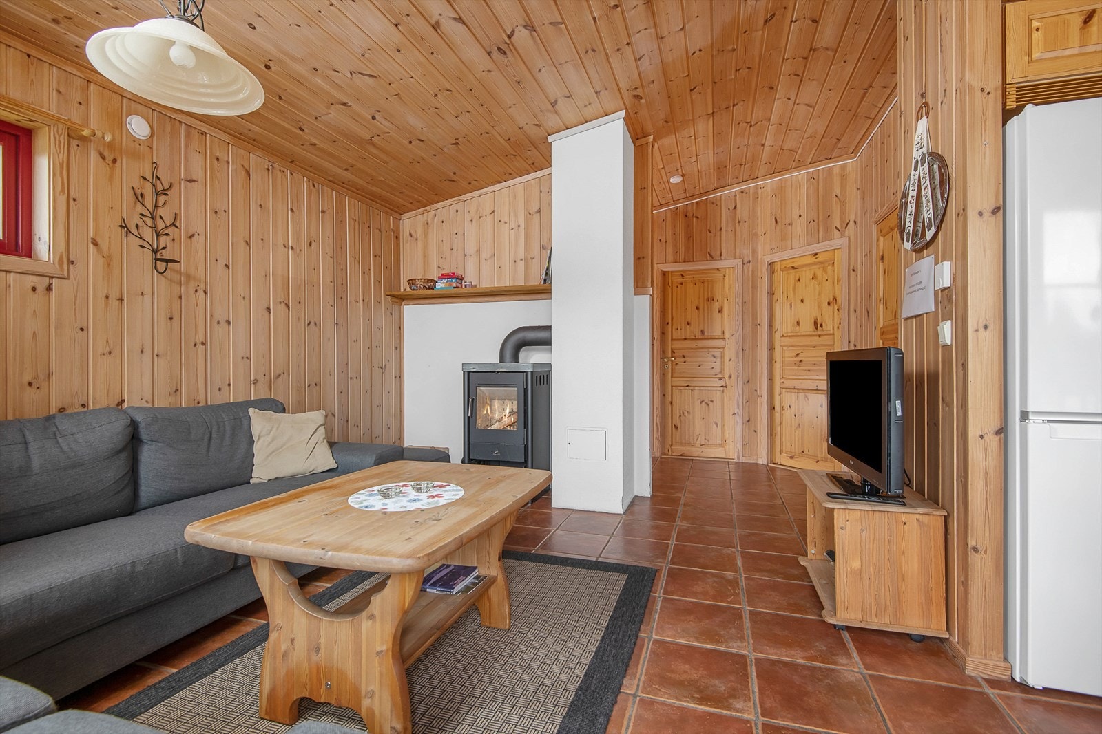 En peisovn gir ekstra god varme på de kaldeste dagene. Galleribilde