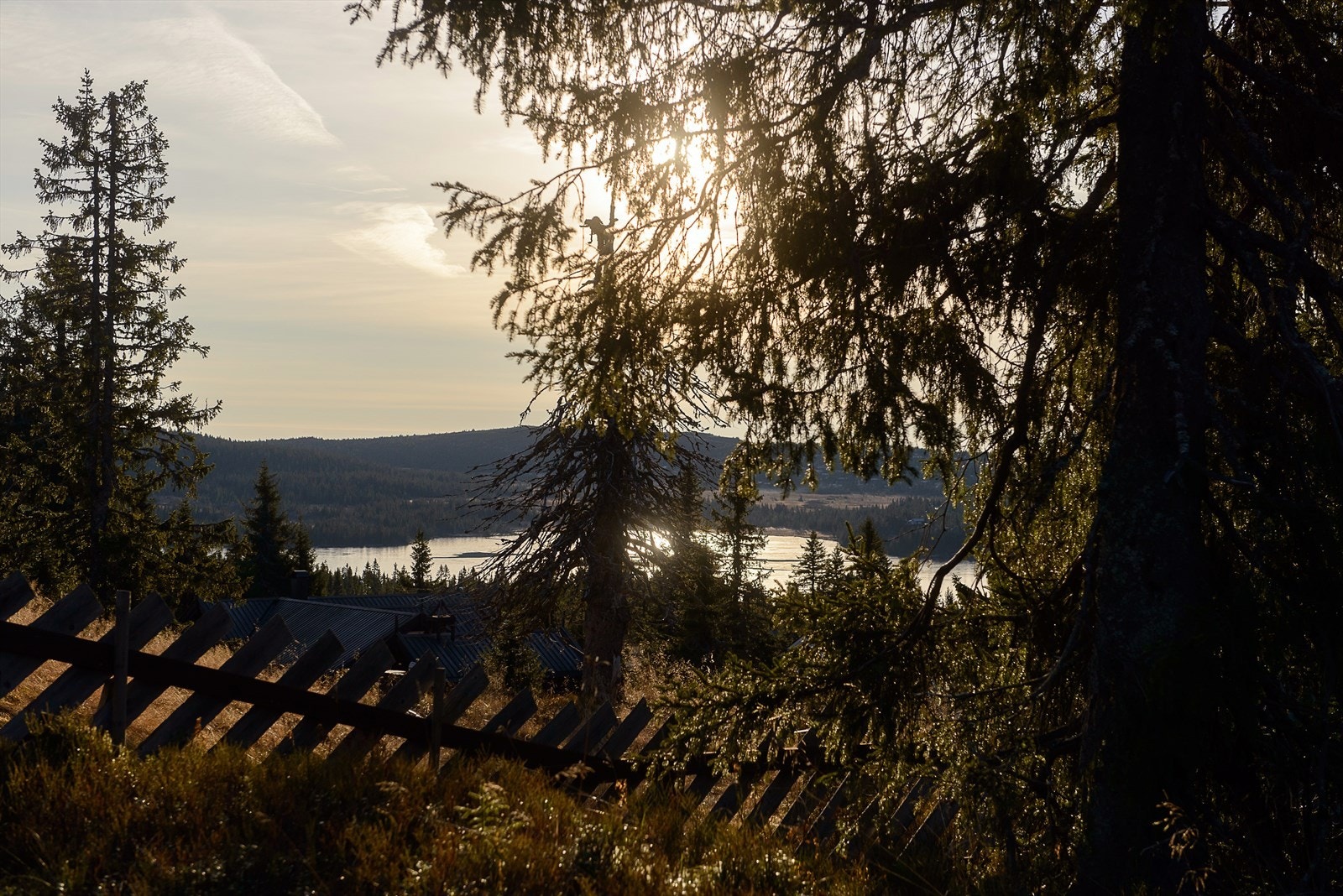 Fin utsikt mot Sjusjøvannet. Galleribilde