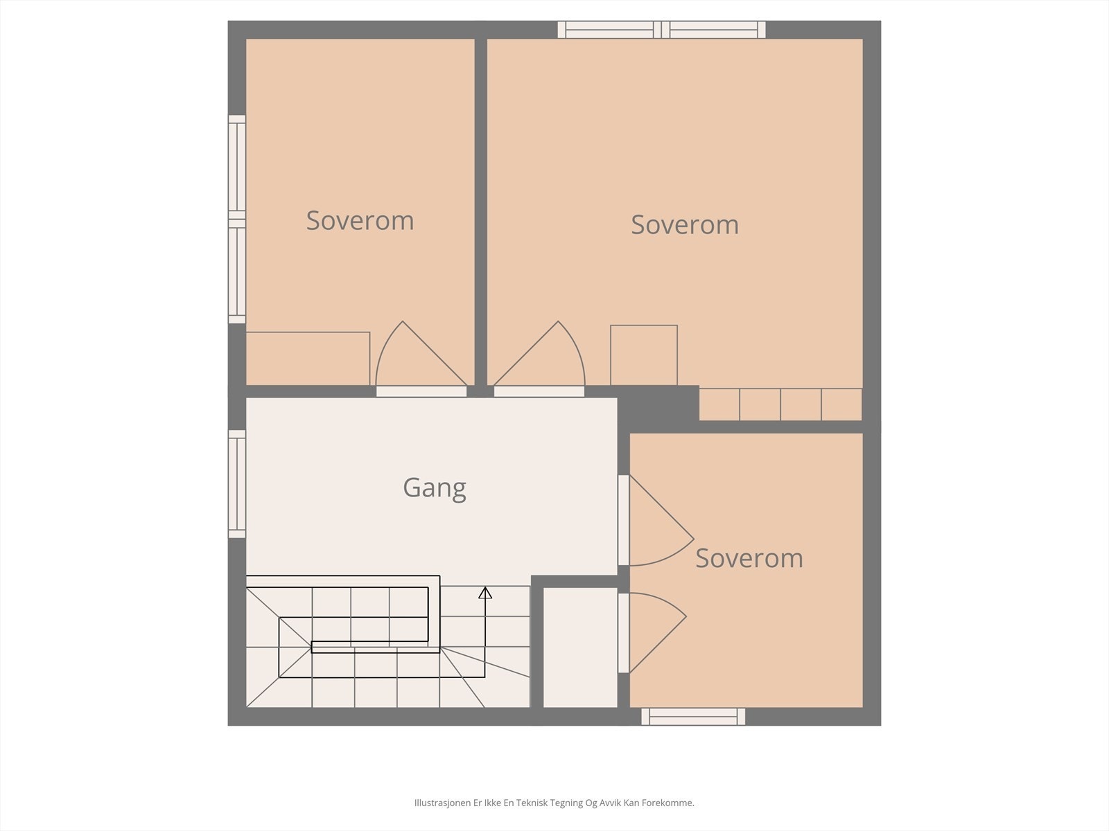 2D plantegning 2. etasje. Galleribilde