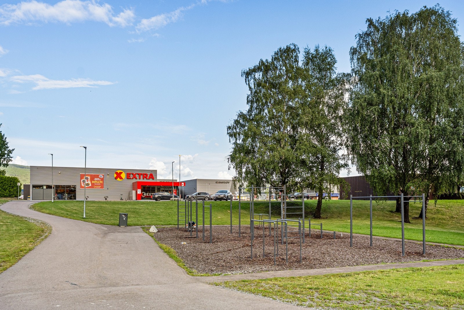 Her er det også treningspark. Galleribilde