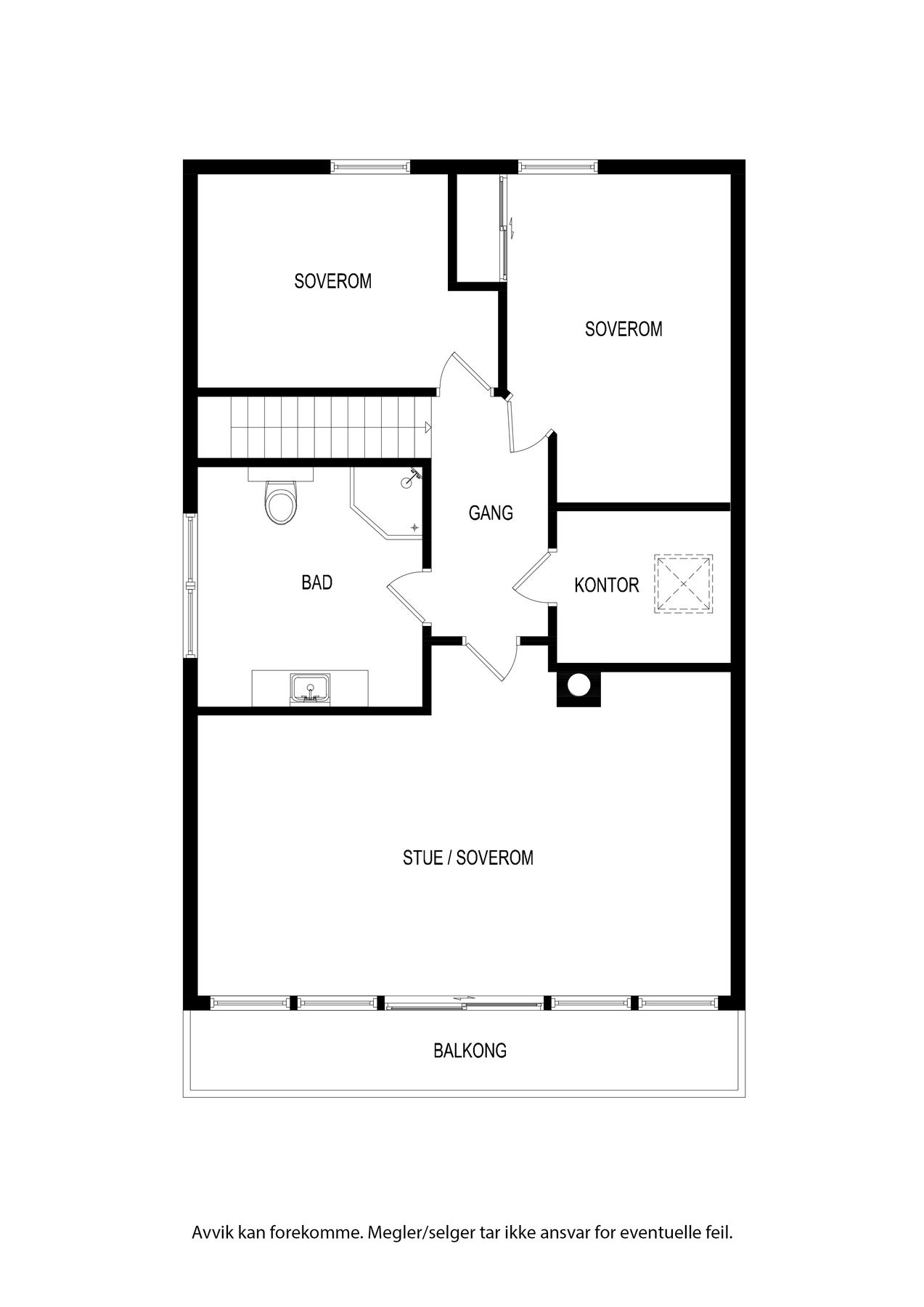 2. Etg. Kan avvike fra faktiske forhold. Galleribilde