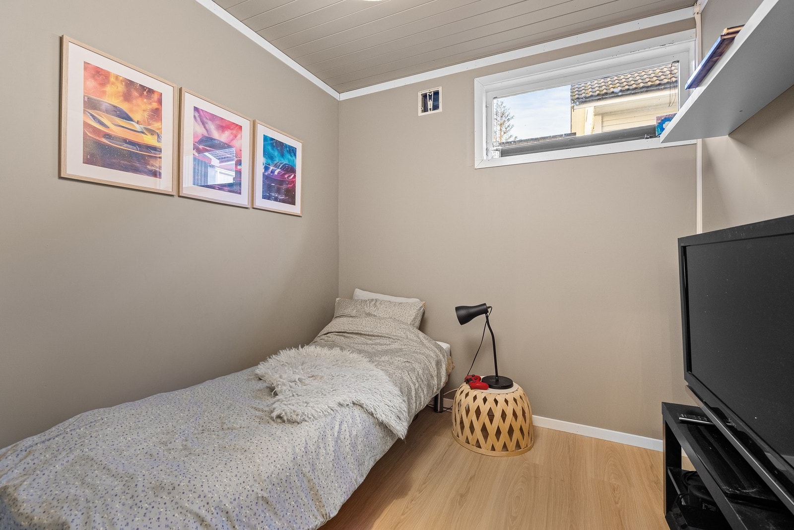 Rom med nåværende bruk som soverom. Galleribilde