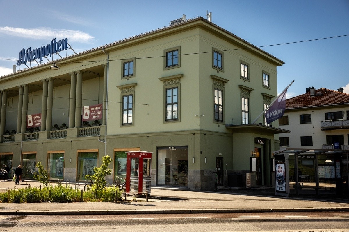 Nabobygget - Vestgrensa 2 med matbutikk, treningssenter og café Galleribilde
