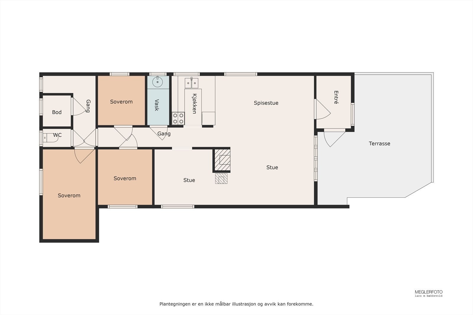 Plantegning Galleribilde