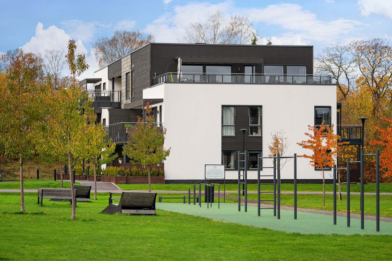 Hyggelig uteområde Galleribilde