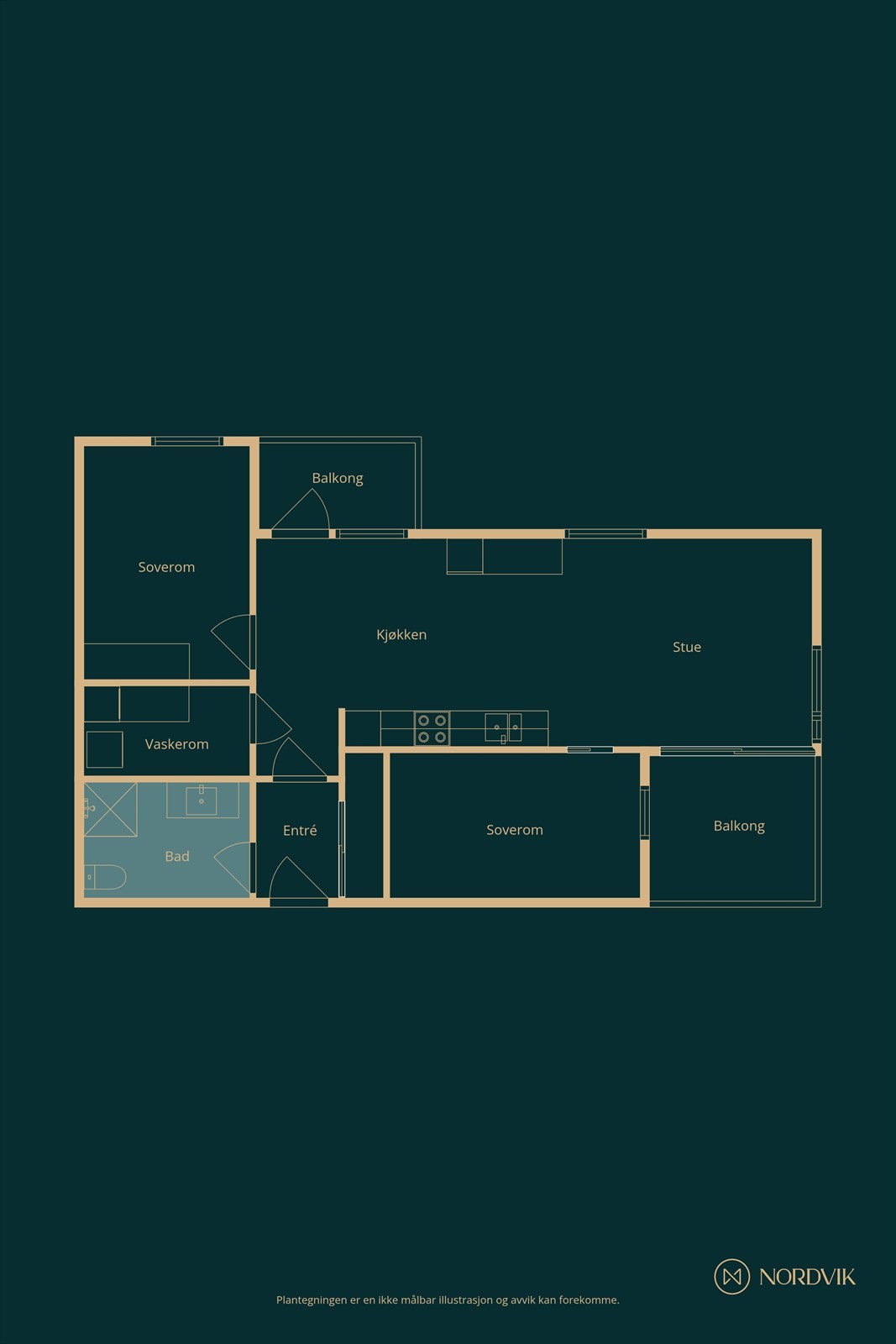 Plantegning Galleribilde