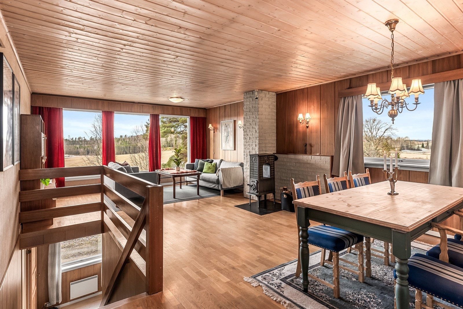 Her er det mange muligheter for innredning og rommene kan benyttes alt etter behov. Galleribilde