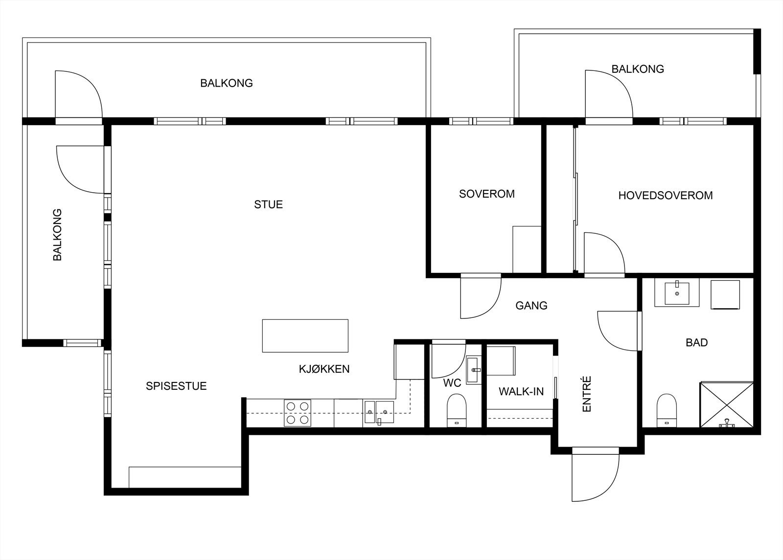 Plantegning. Galleribilde