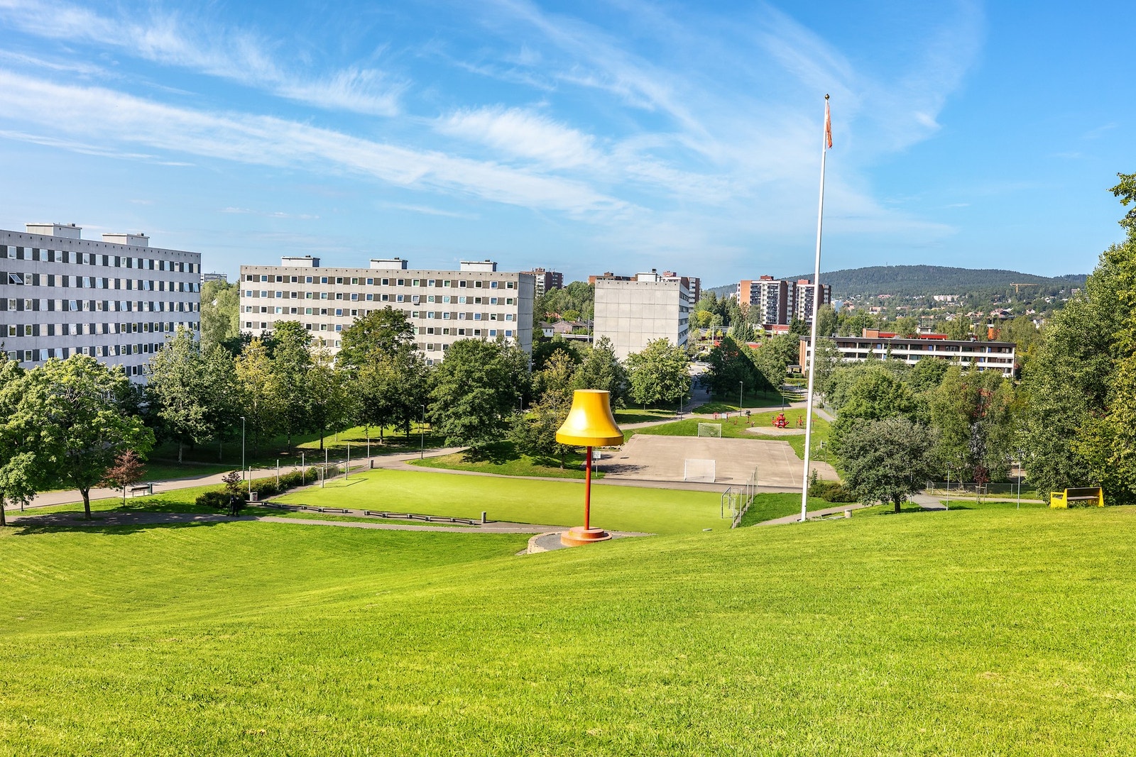 Her er det god boltringsplass for både store og små! Galleribilde