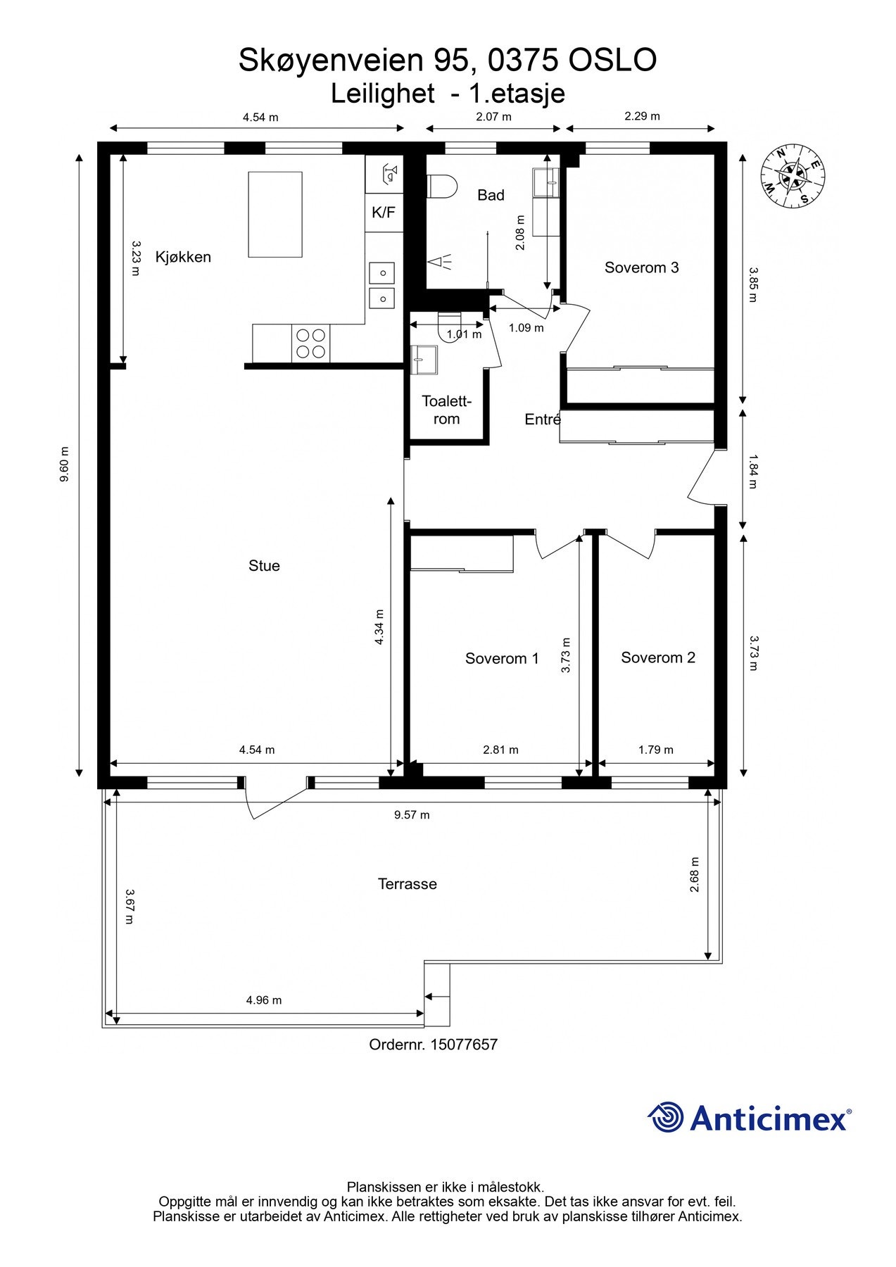 Planskisse. Galleribilde