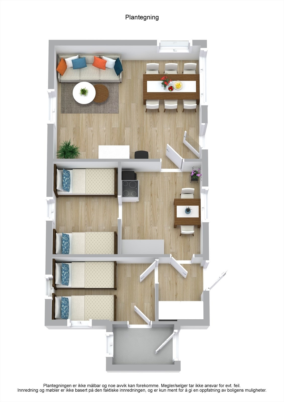 Planskisse 3D Galleribilde