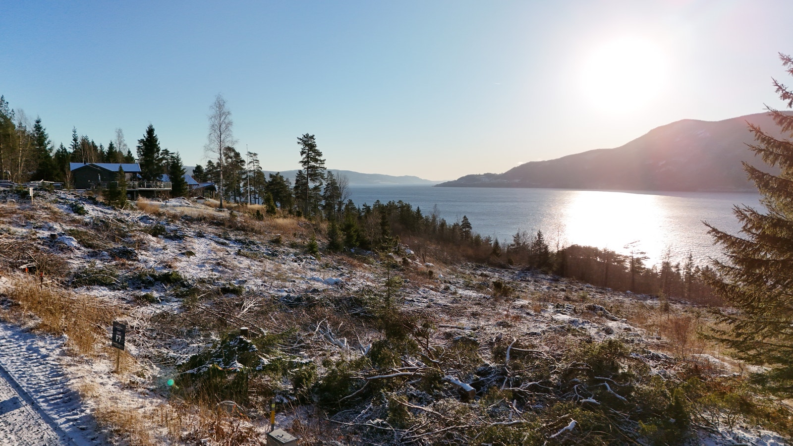 Ekte dronebilde Galleribilde