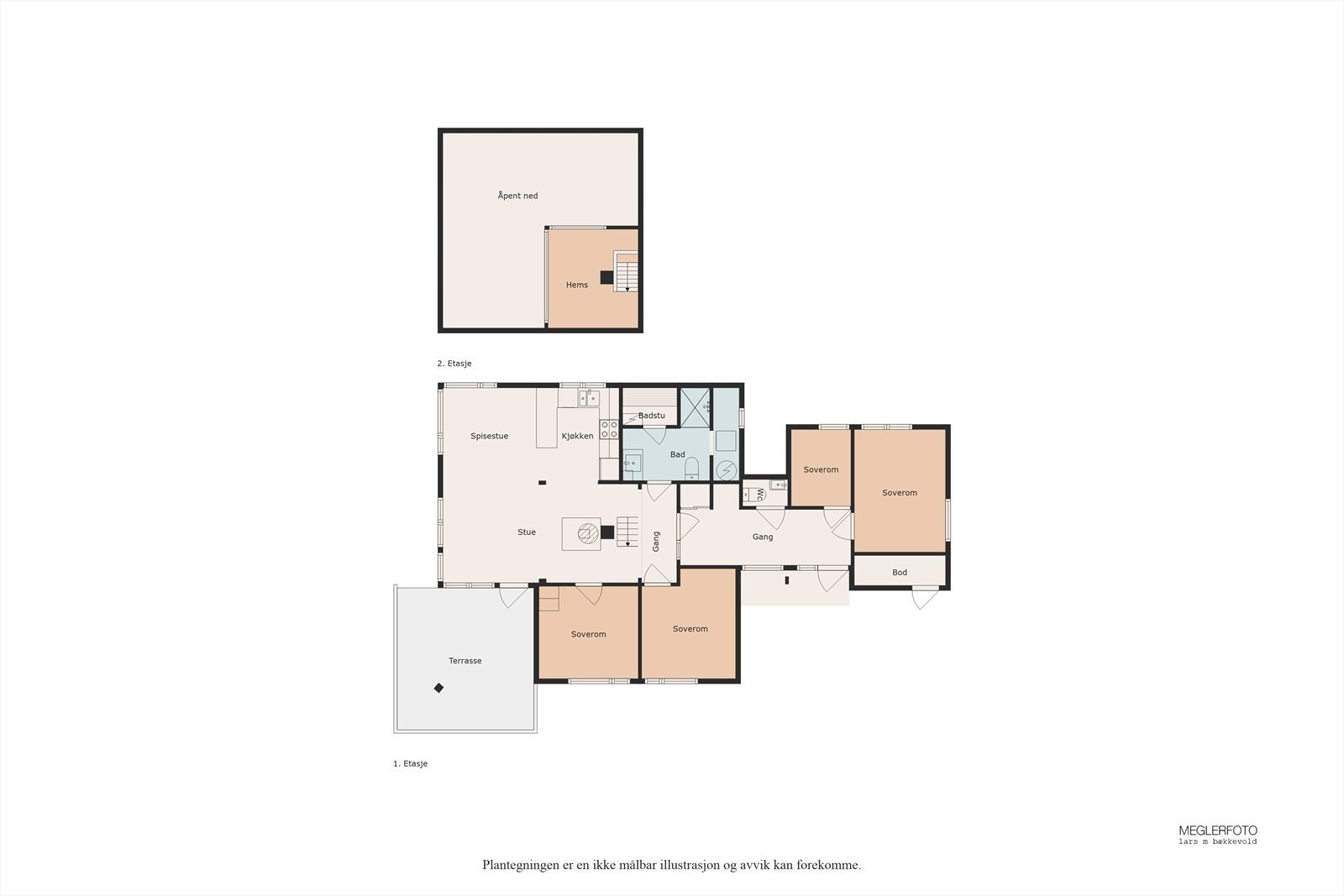 Planskisse over Storhotellvegen 83. Galleribilde
