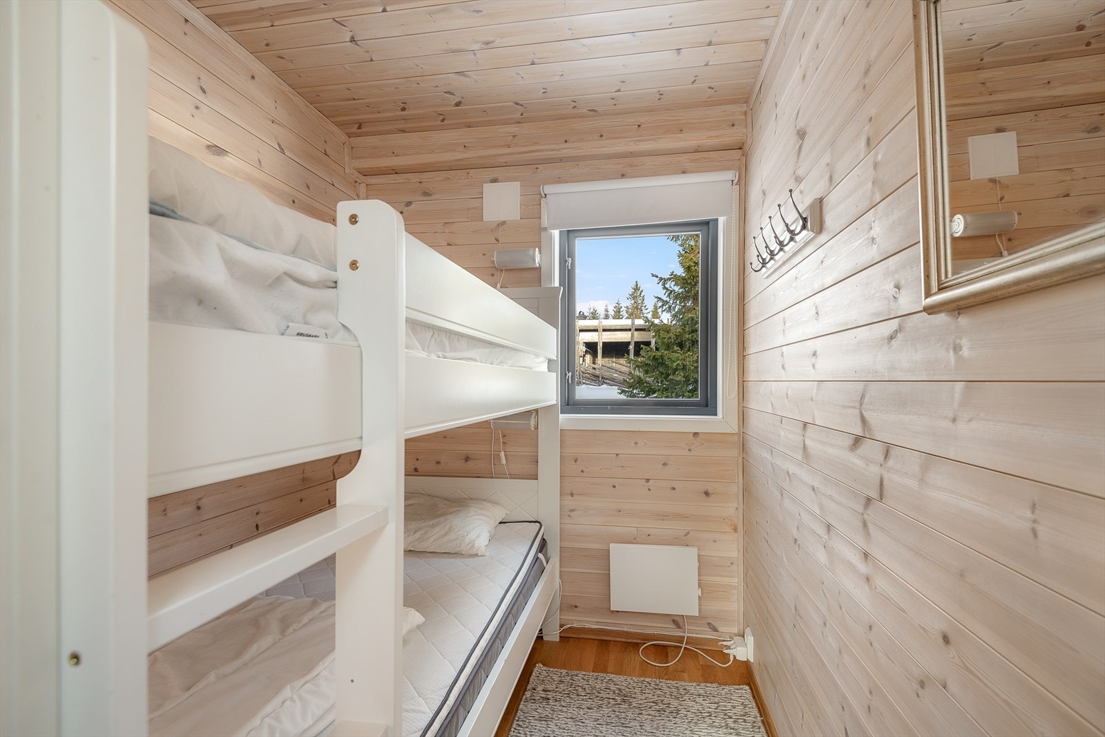 Soverom 2 er innredet med køyeseng. Galleribilde