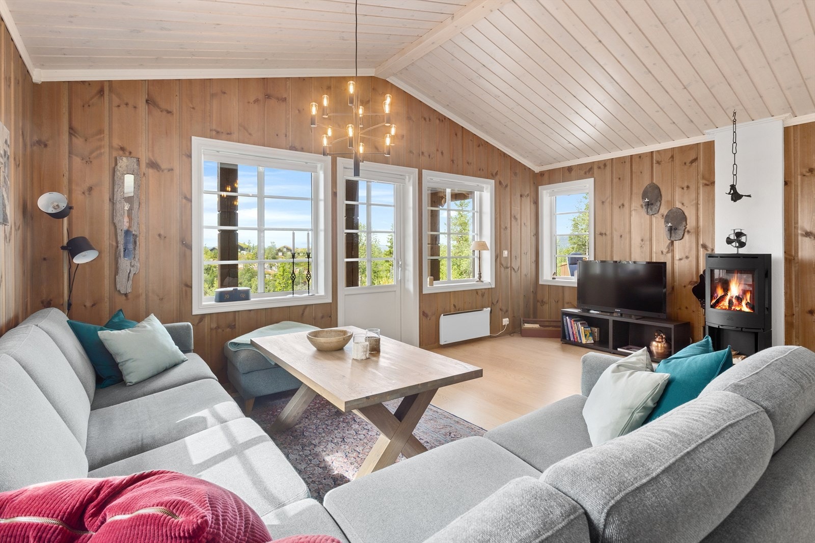 En vedovn tilfører både varme og stemning på kjølige dager. Galleribilde