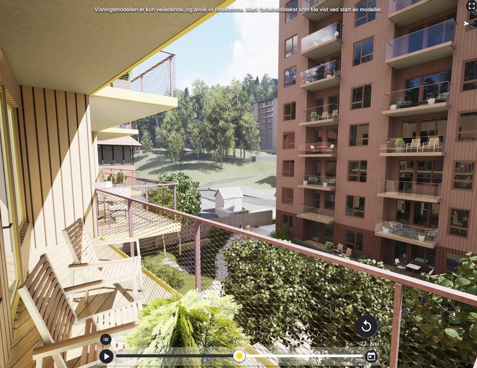 Ca. 7.3 kvm sydøstvendt balkong 3. etg. Galleribilde