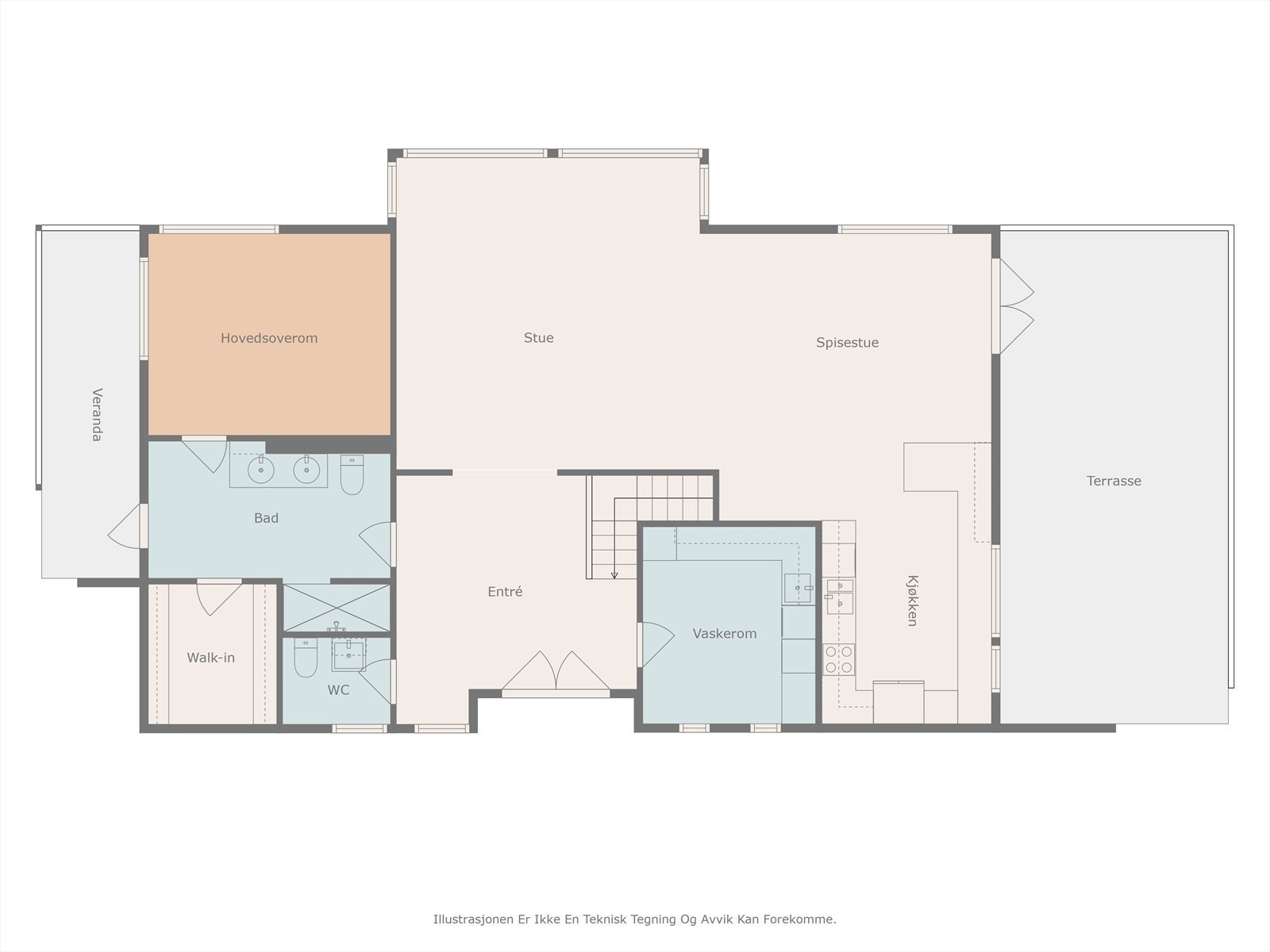 Plantegning 1.etasje. Galleribilde