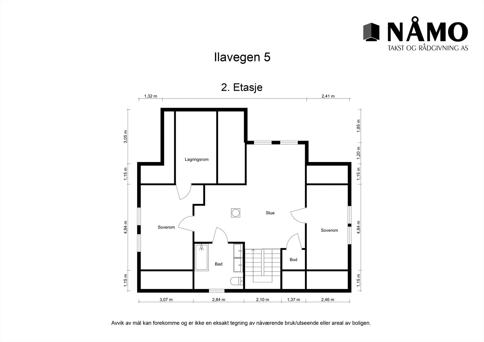 Planskisse 2. etasje. Galleribilde