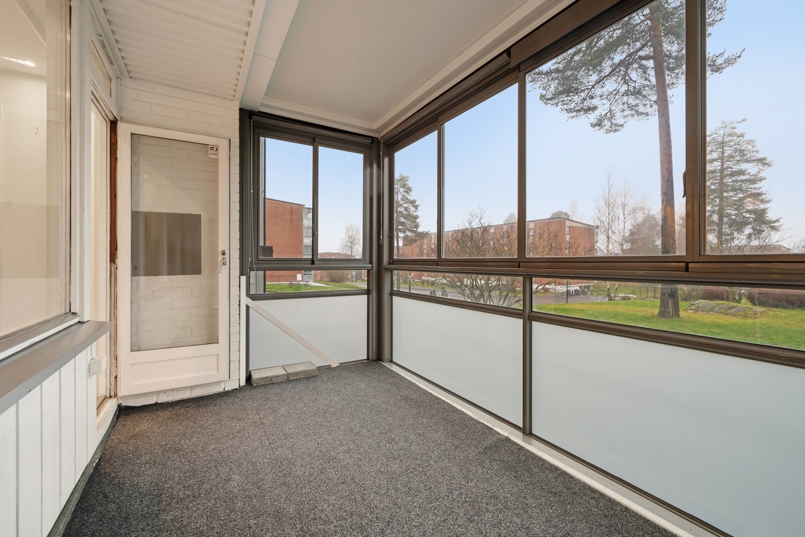 Her er det plass til sittegruppe og tilhørende møblement. Galleribilde