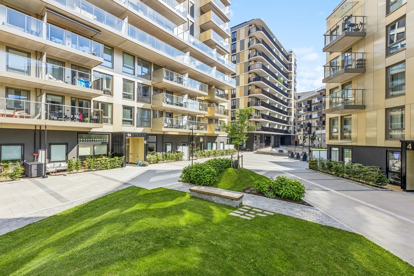 Etablert og tiltalende boligområde med godt bomiljø Galleribilde