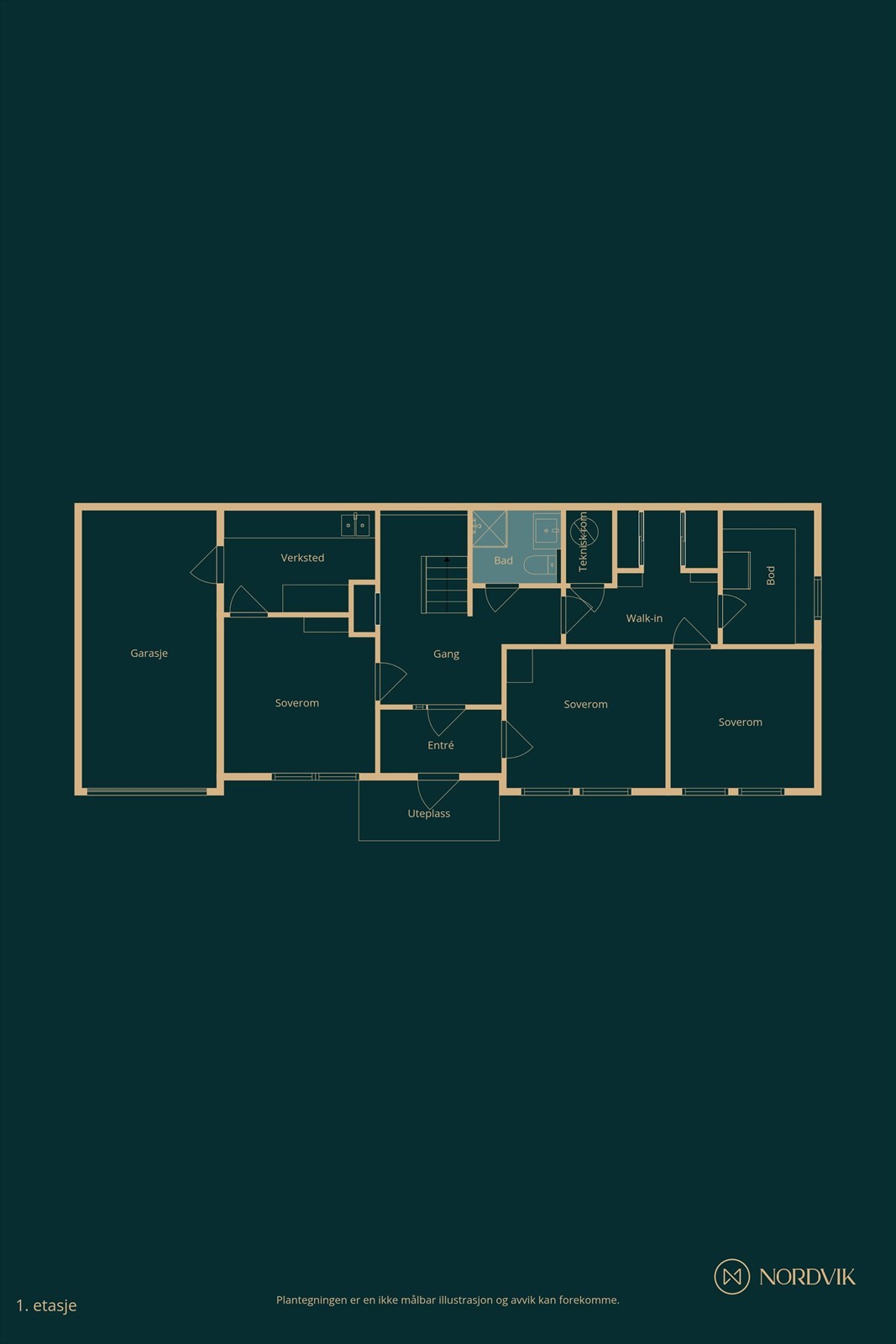 Plantegning Galleribilde