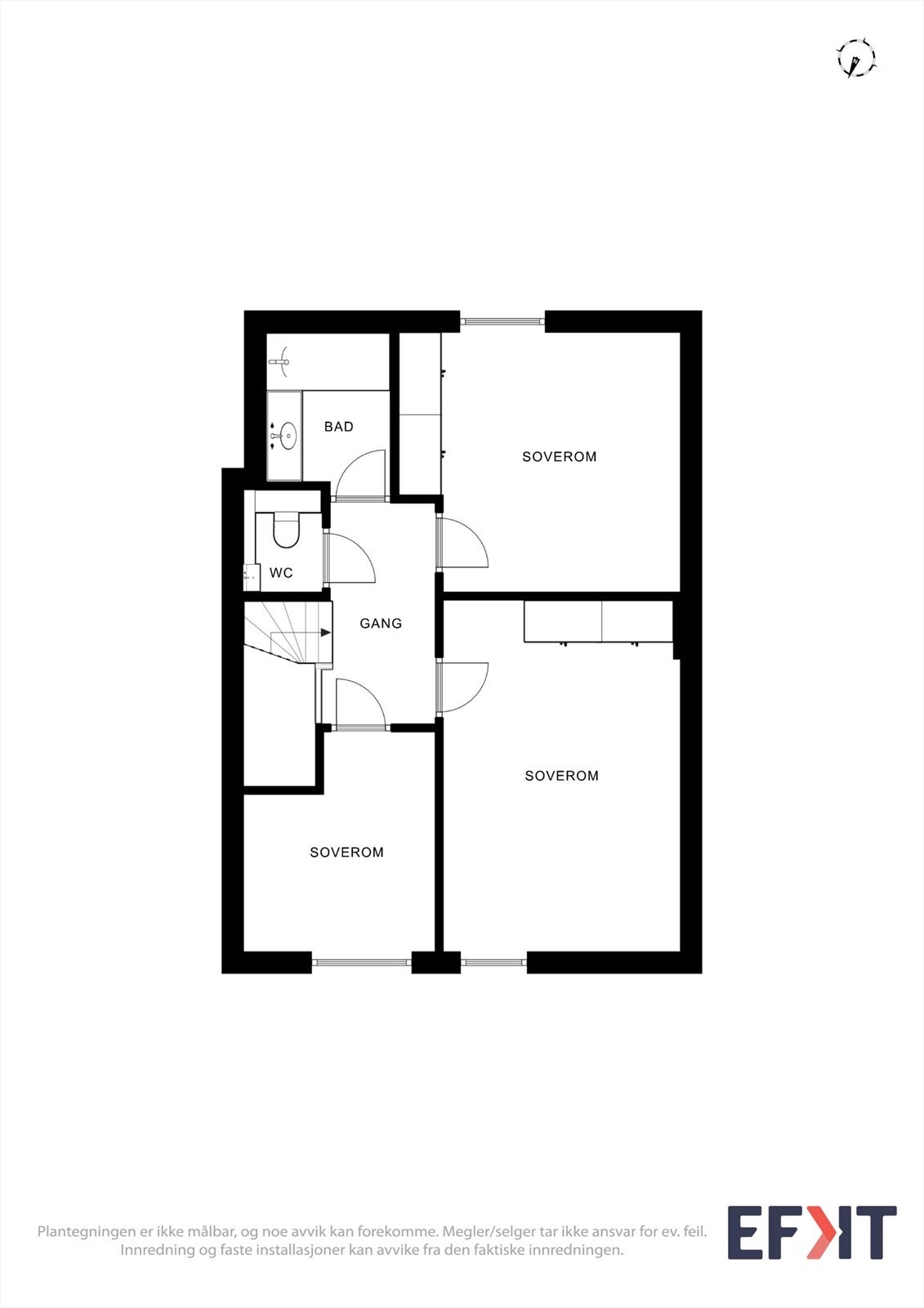 Plantegning 2. etasje Galleribilde