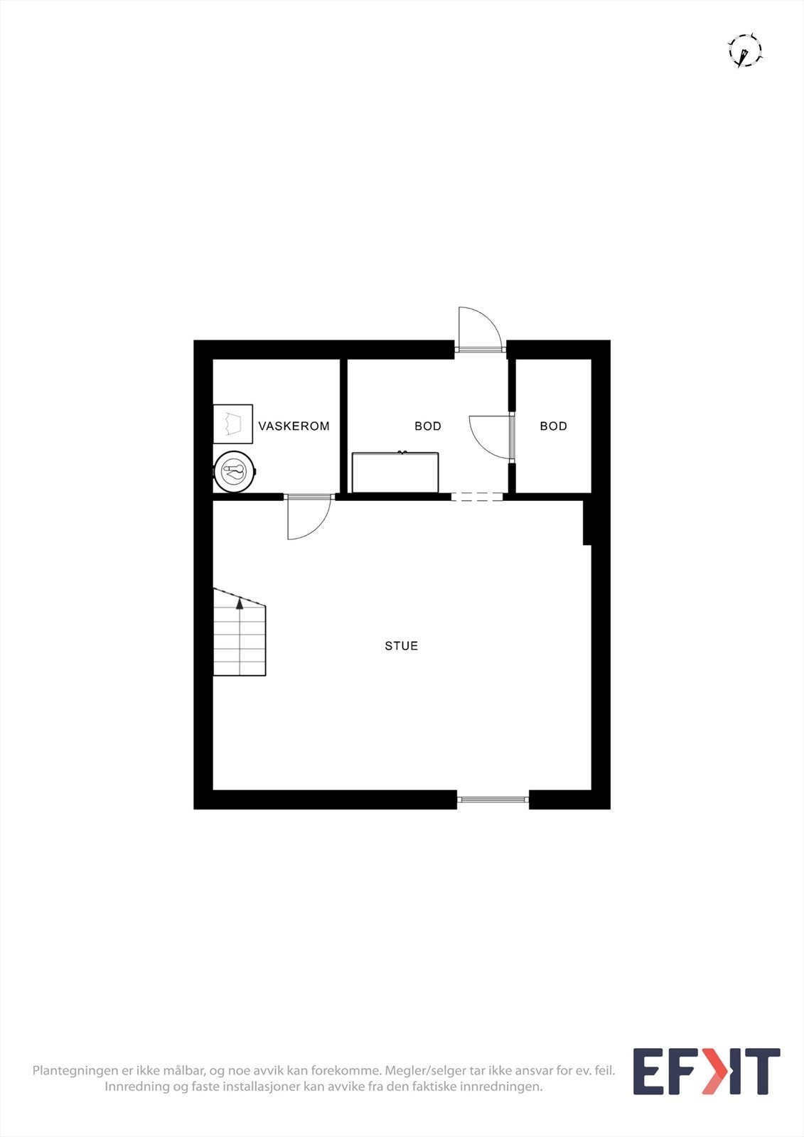 Plantegning kjeller Galleribilde