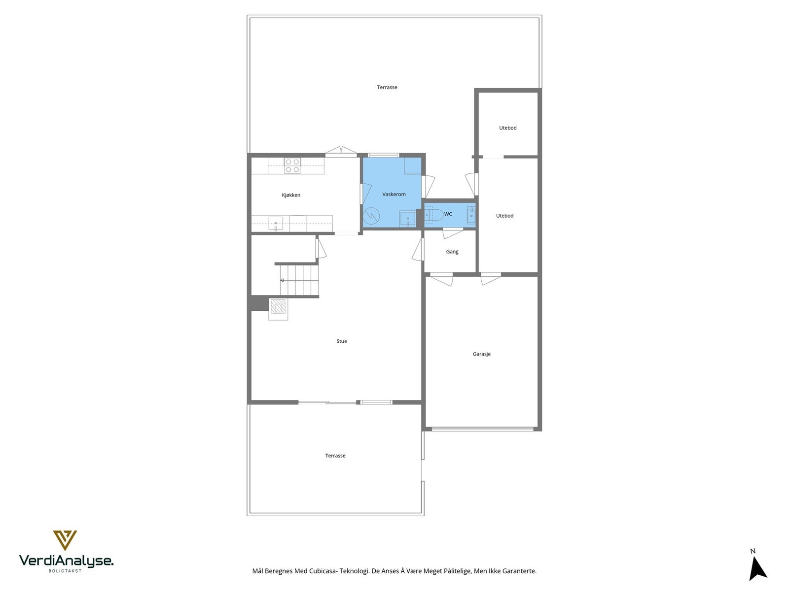 Planskisse 1. etasje Galleribilde