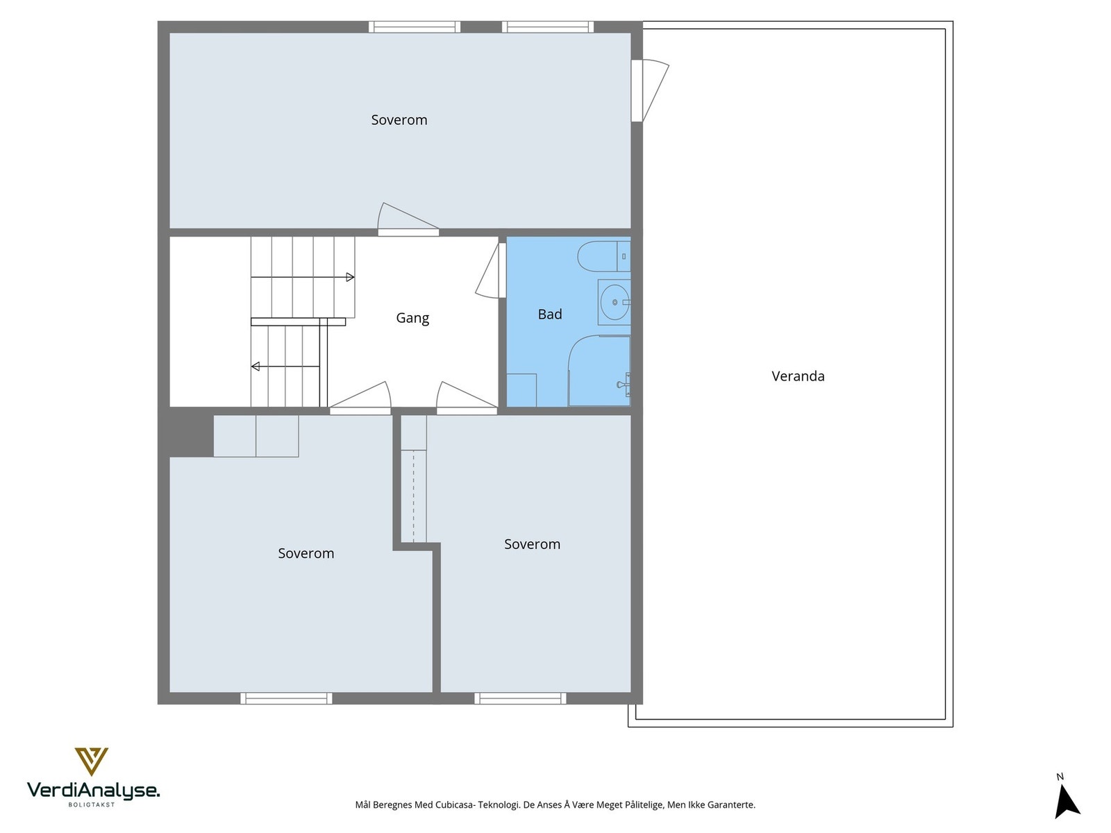 Planskisse 2. etasje Galleribilde