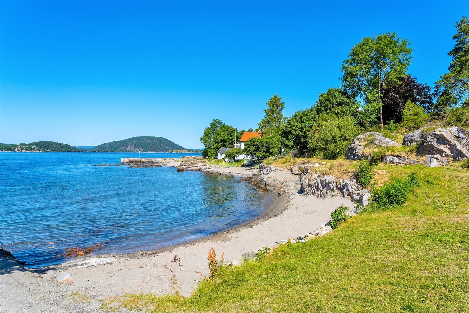 Kyststien fra Drøbak til Son er en populær turvei som passerer flere idylliske steder. Galleribilde