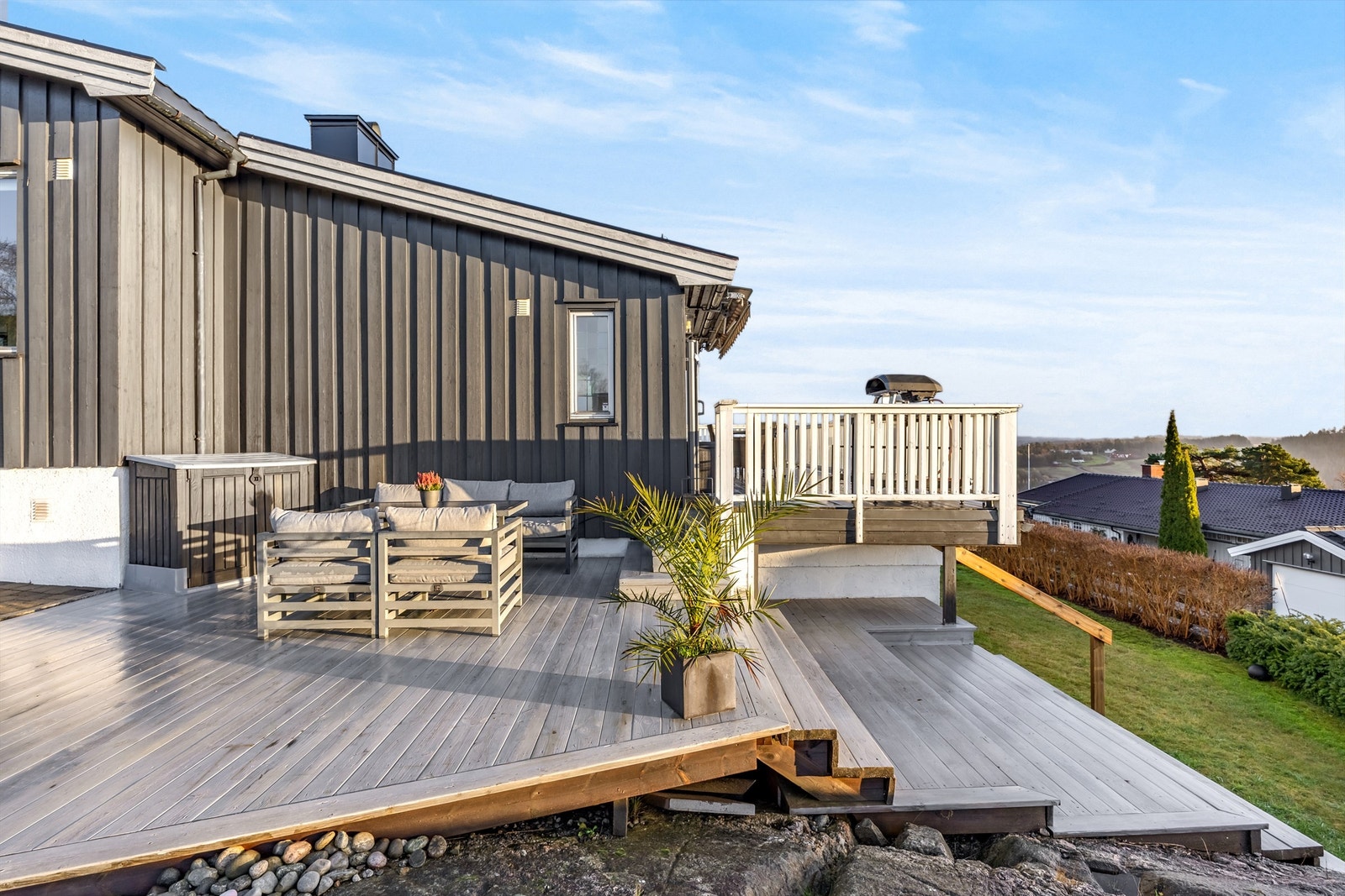 Her er det gode solforhold på ettermiddag og kveld. Galleribilde