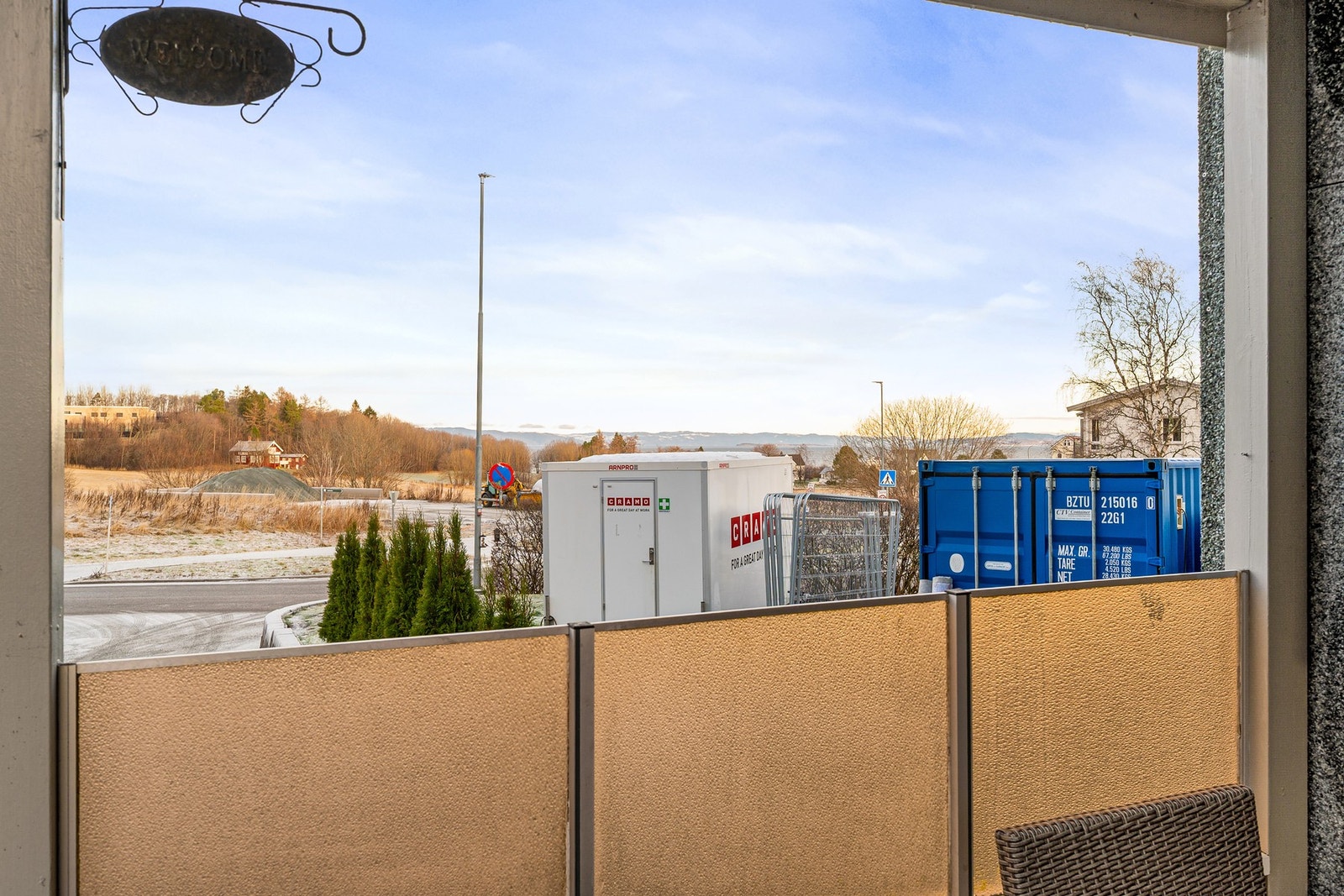 Fra balkongen har man også sjøgløtt! Galleribilde