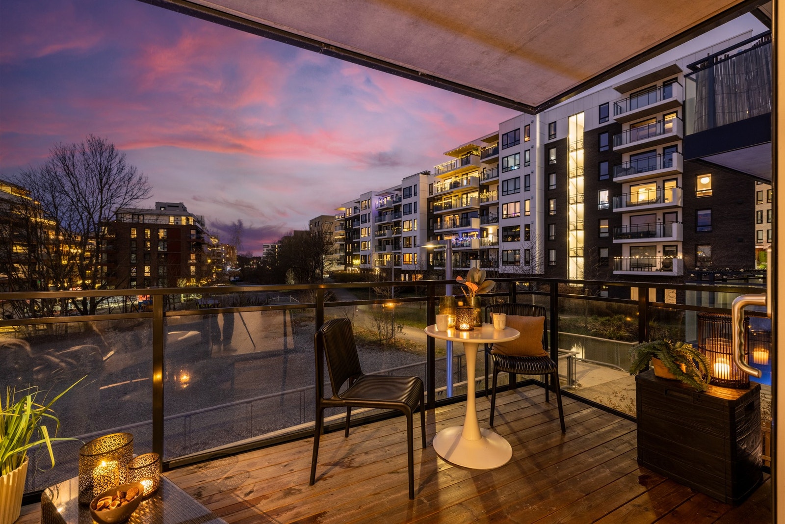 Lun kveldsstemning Galleribilde