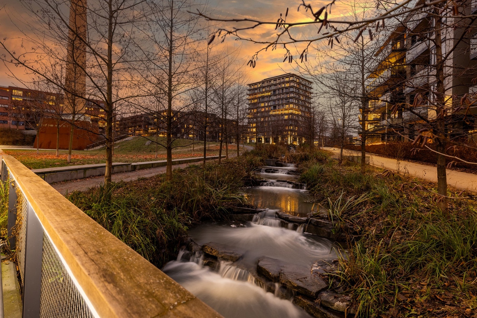 Et stilig vannspeil gir hele området et estetisk løft Galleribilde