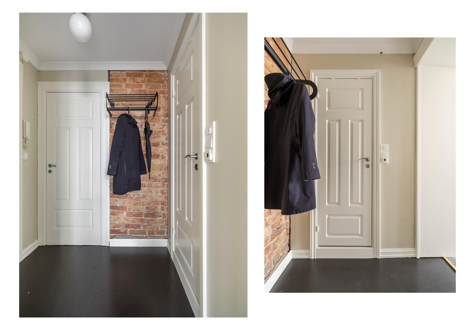 Vi går videre ut i gangen og inn på badet. Galleribilde