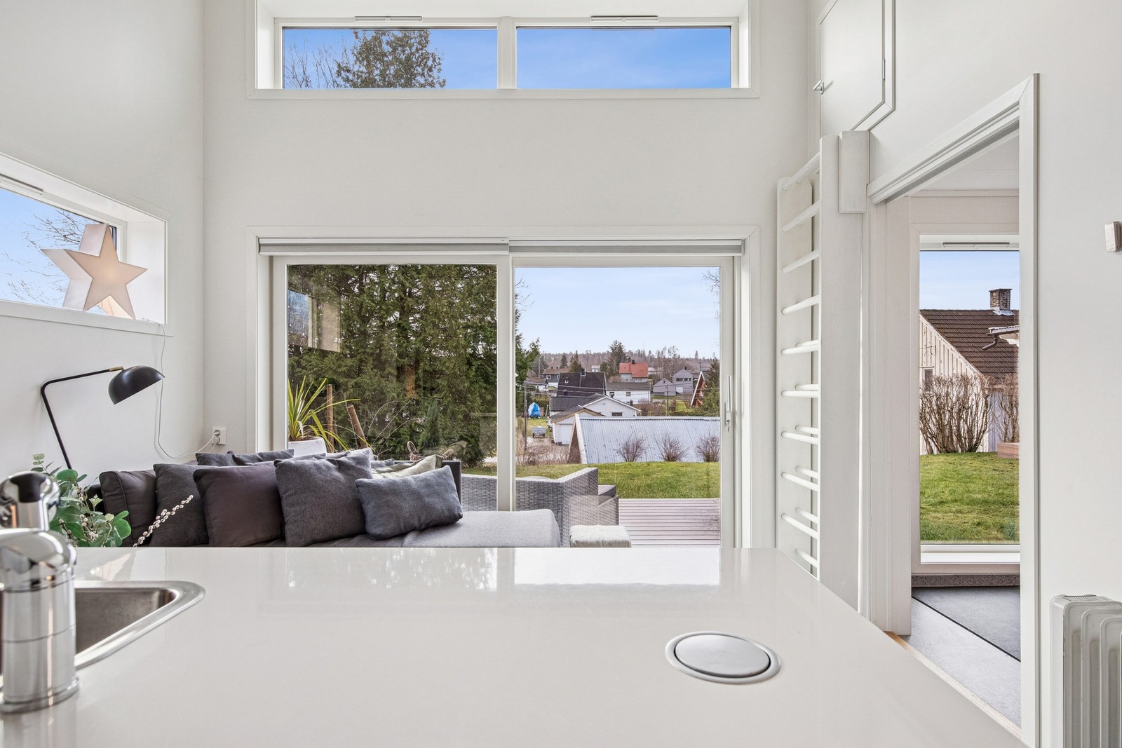 Annekset måler ca. 44 kvm, og passer utmerket til hobbyer. Galleribilde