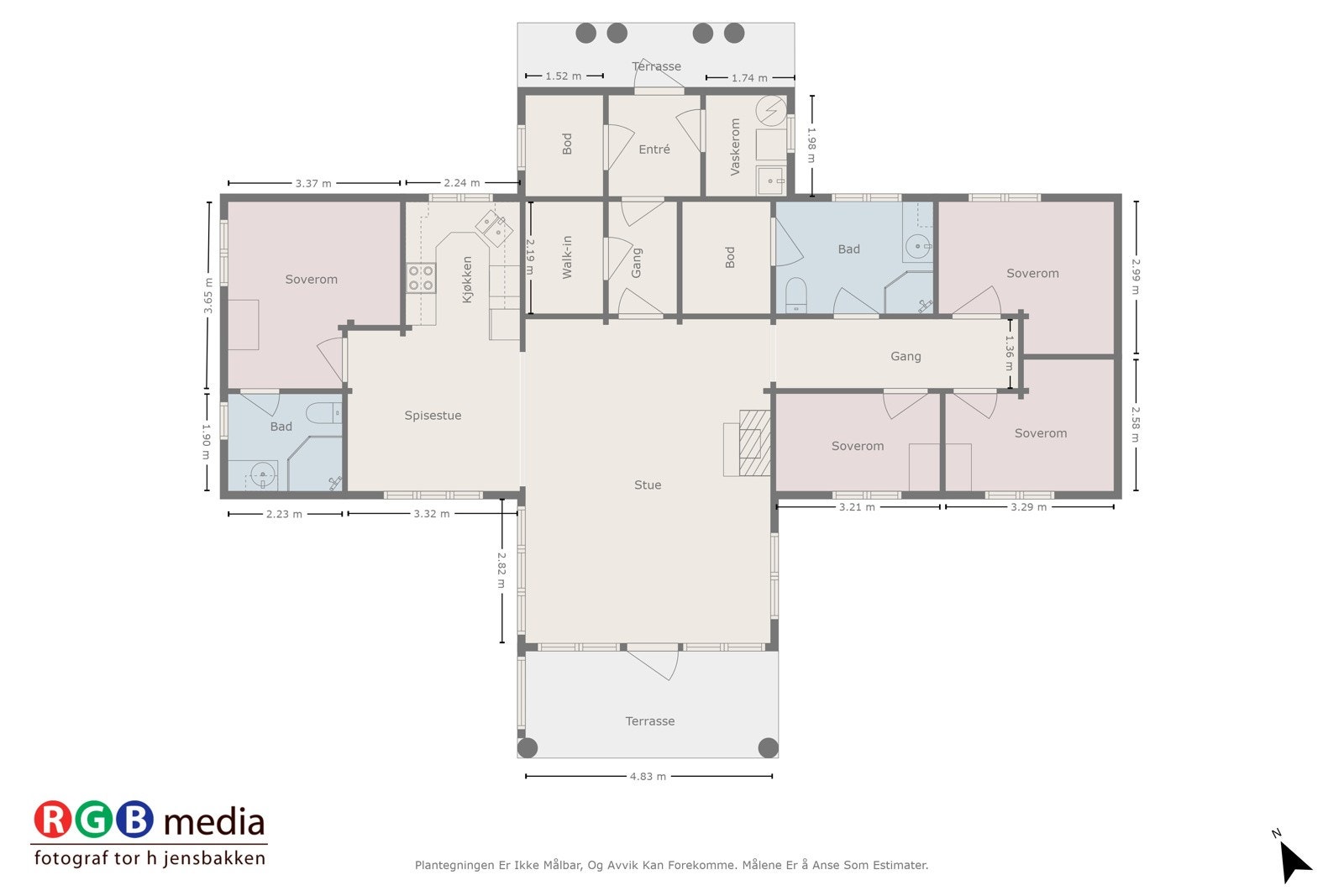Plantegning Galleribilde