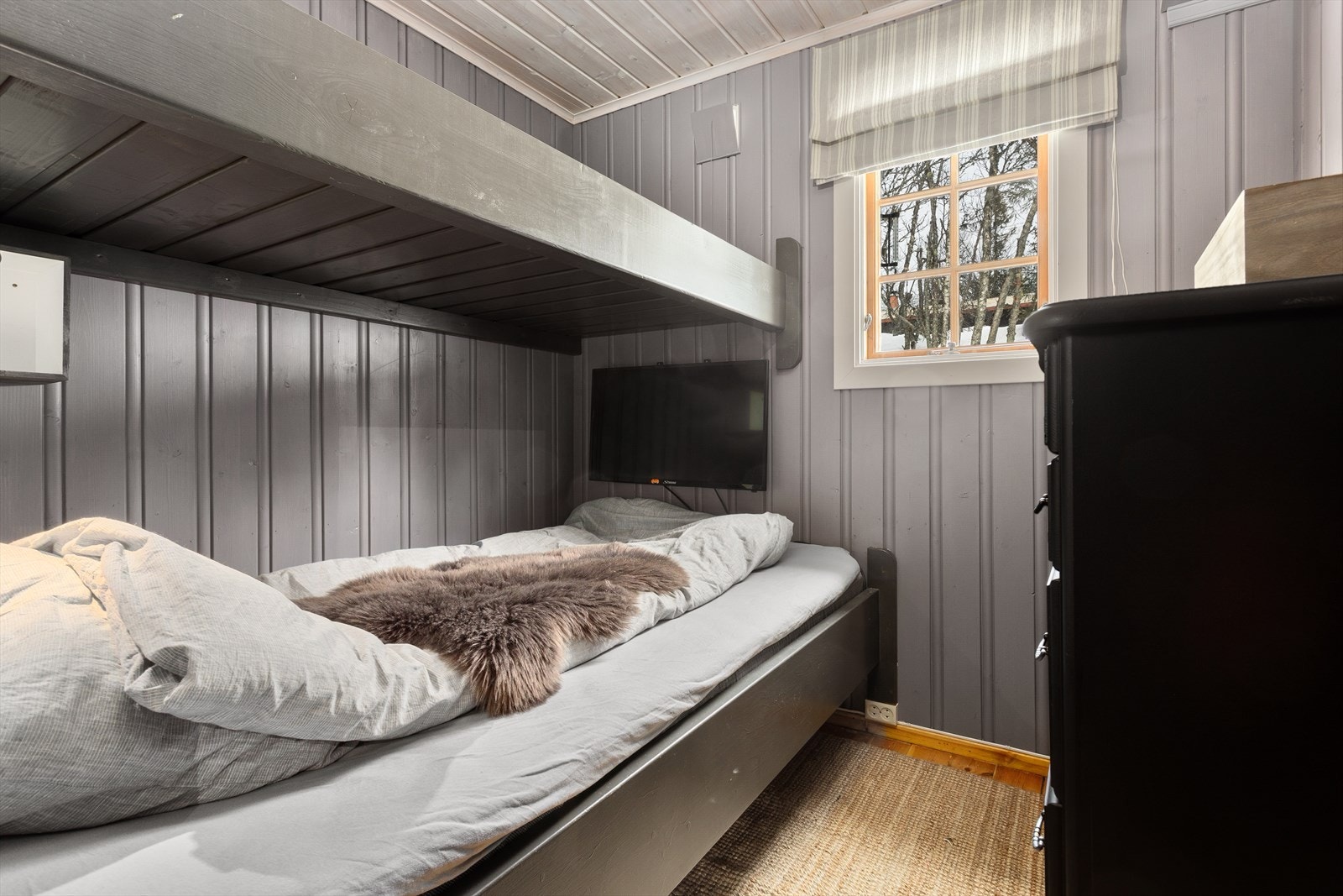 Behagelig stemning på soverommet. Galleribilde