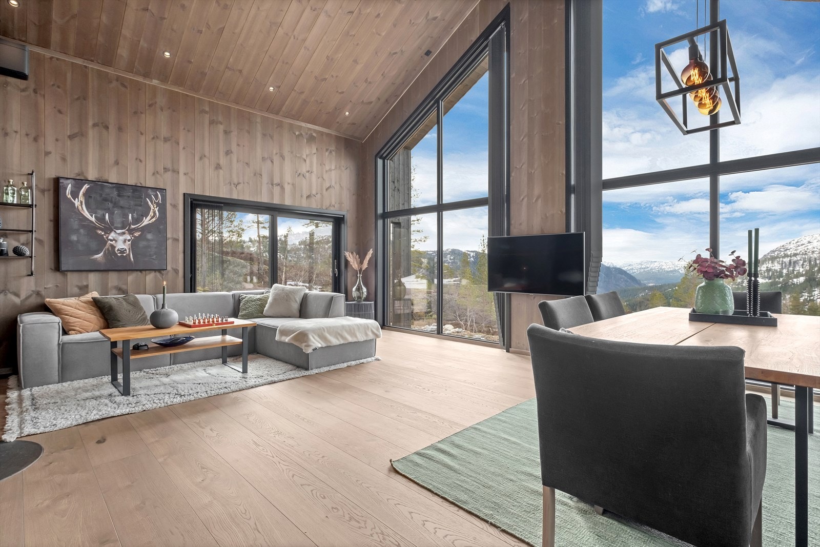 Lekker, tiltalende hytte fra 2023 med gode og påkostede løsninger. Galleribilde