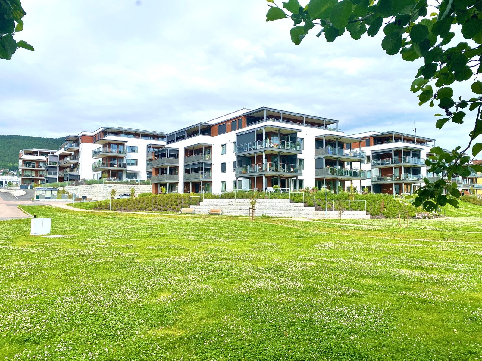 Pålsøya Park har blitt et av de mest populære boligområdene langs elva Galleribilde