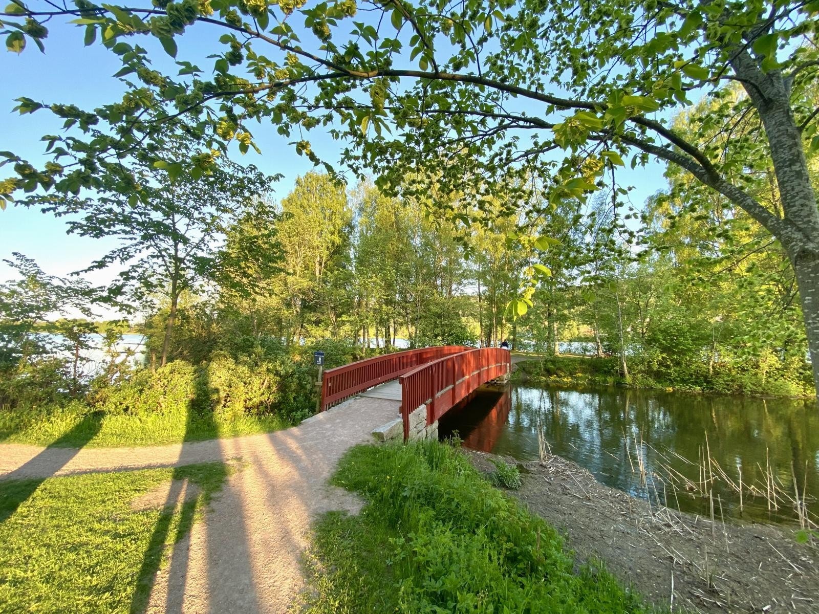 Brua over til selve Pålsøya Galleribilde
