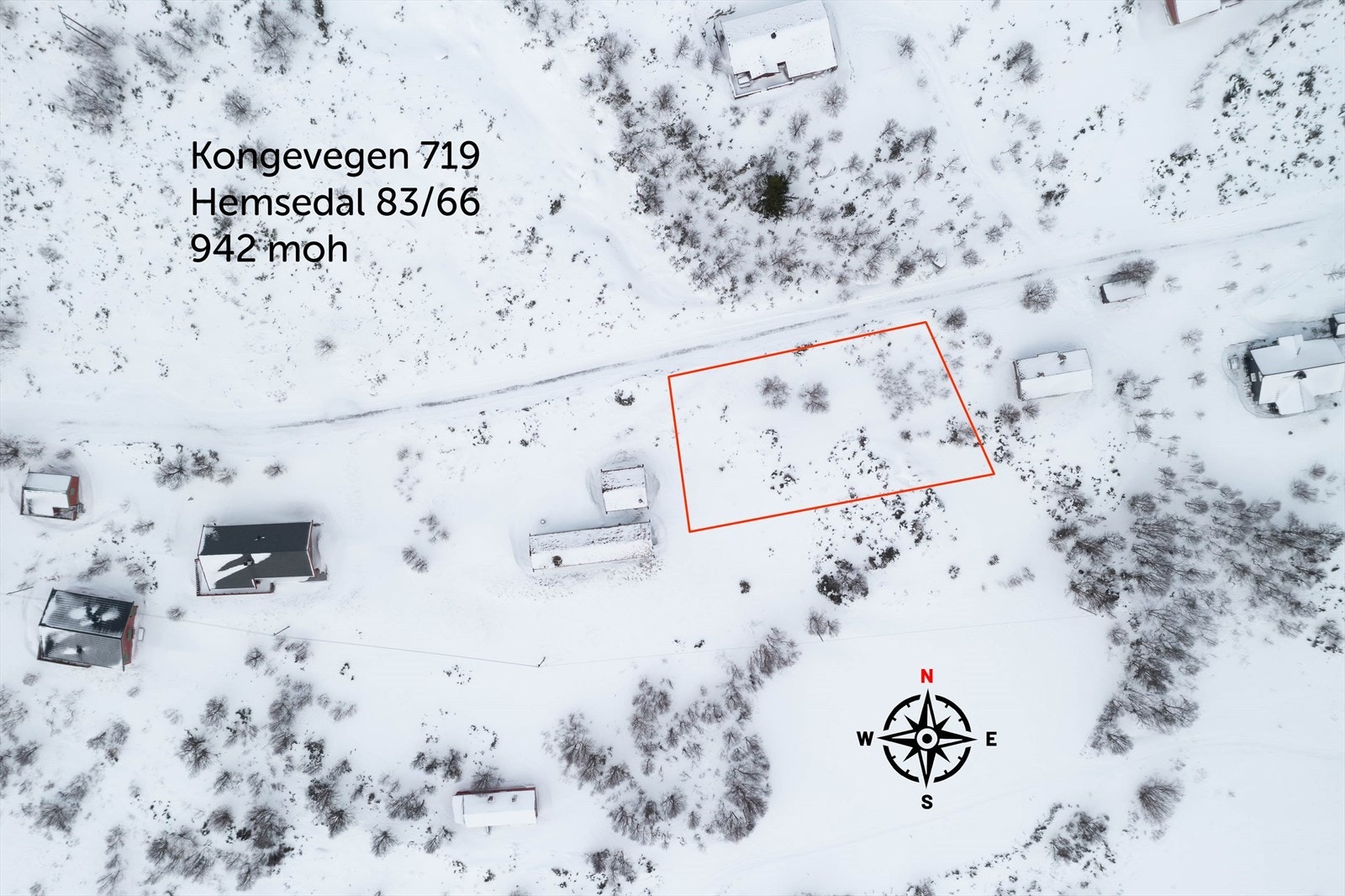 Beliggenhet langs med Kongevegen og langrennsløyper Galleribilde