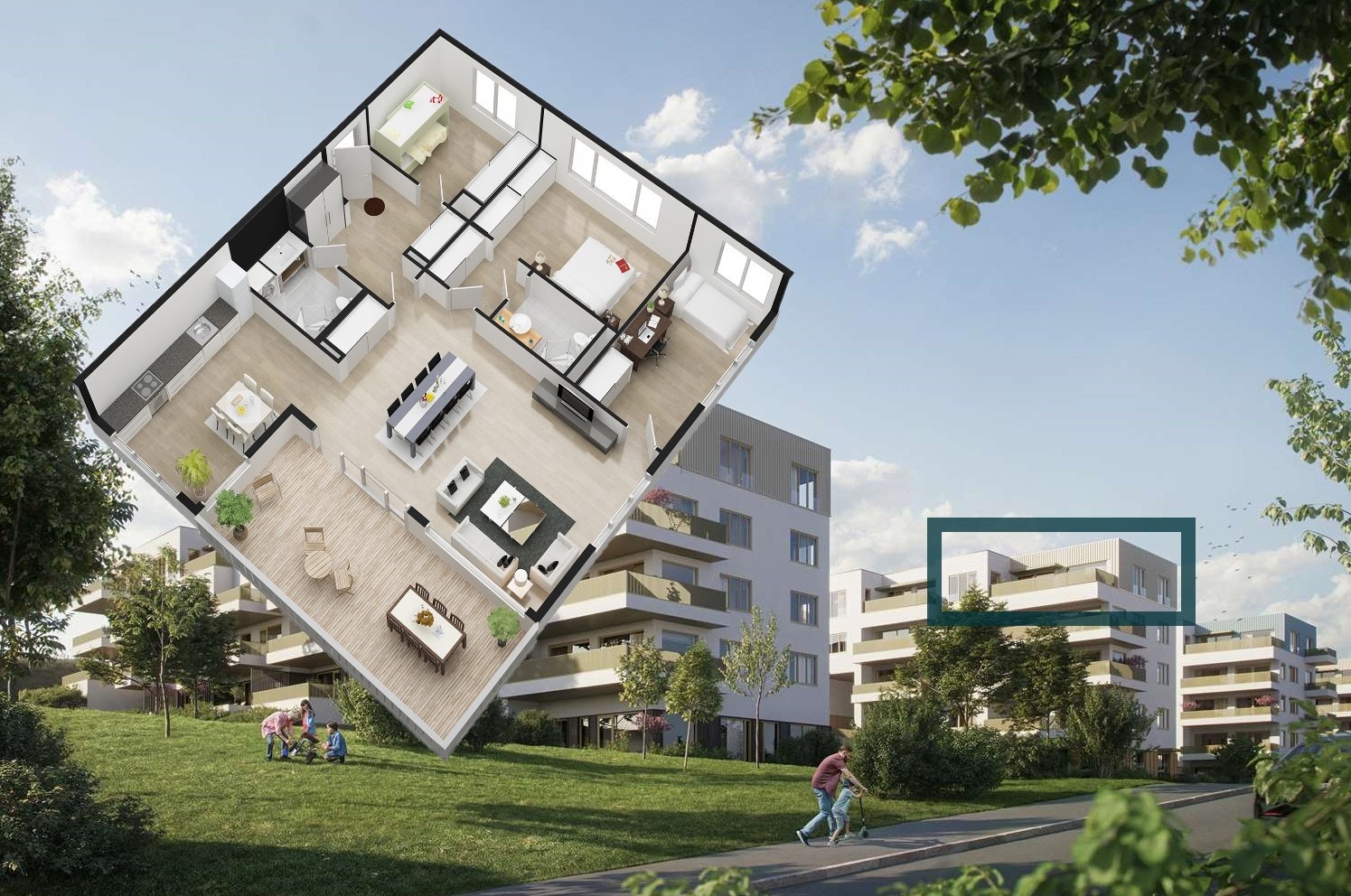 Omtrentlig plassering i hus A2. Galleribilde