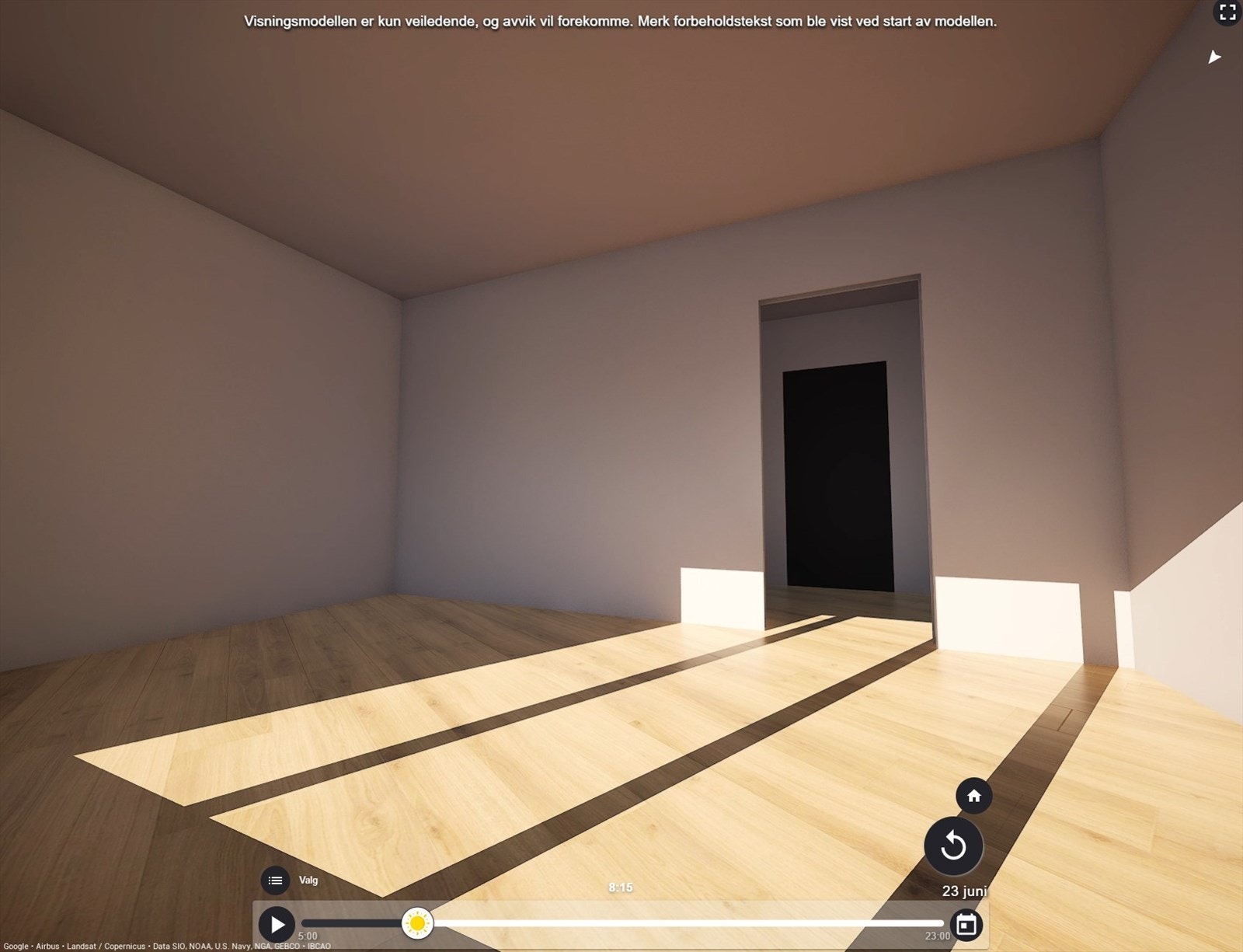 Stort hovedsoverom på ca. 14,6 kvm. Adkomst til forgang m/eget bad, baderom 2. Galleribilde