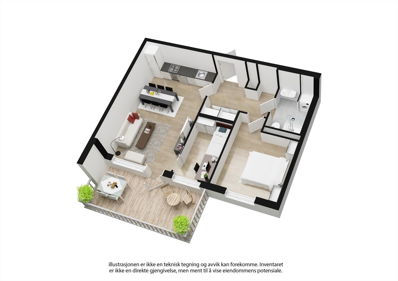Se nyttige lenker: Illustrasjon av solforhold/utsikt, samt info interiør. Leil. 24. Galleribilde