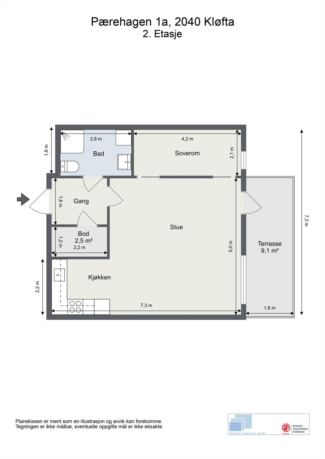 Plantegning Galleribilde