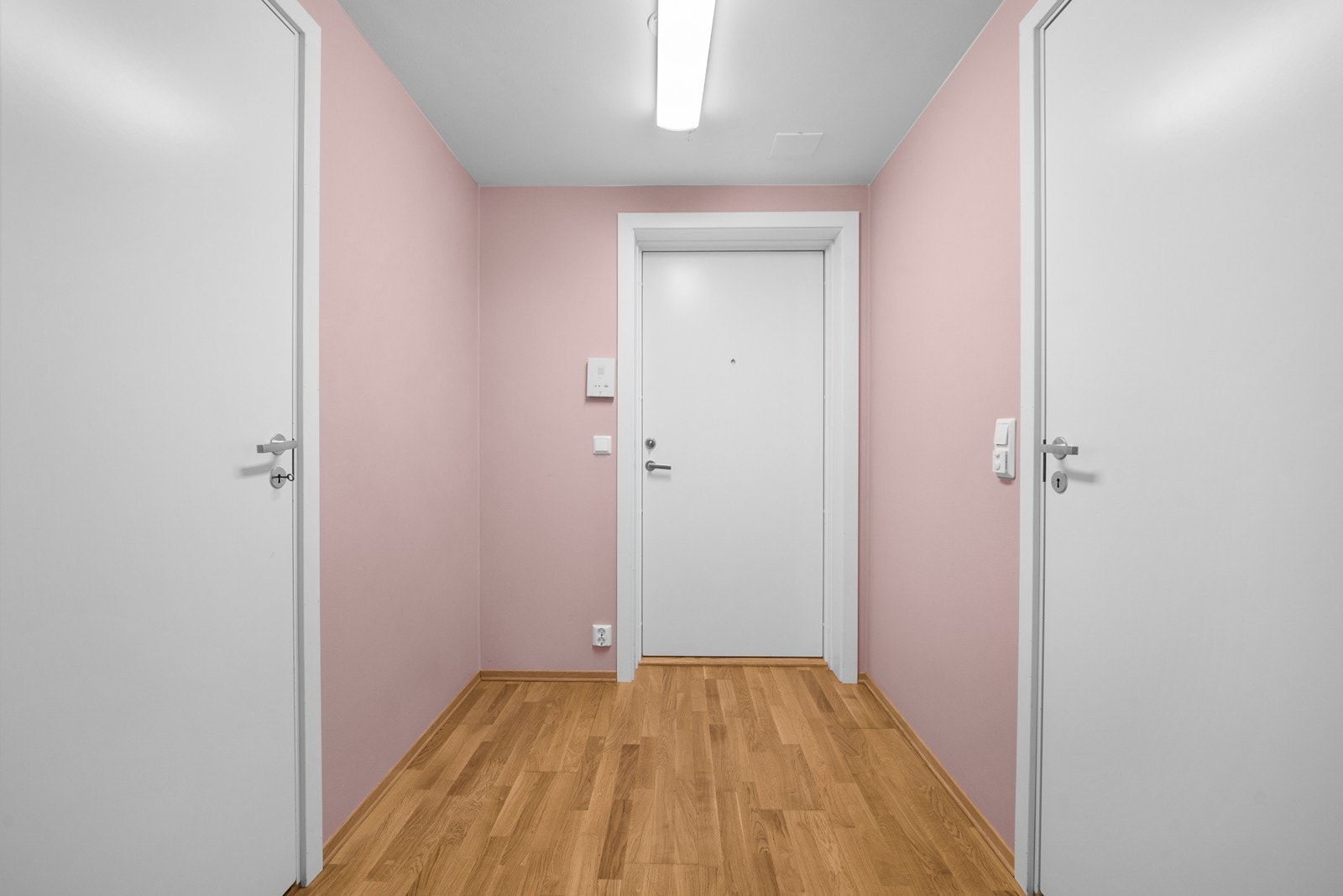 Innbydende entré med en brann- og lydkvalifisert inngangsdør. Galleribilde