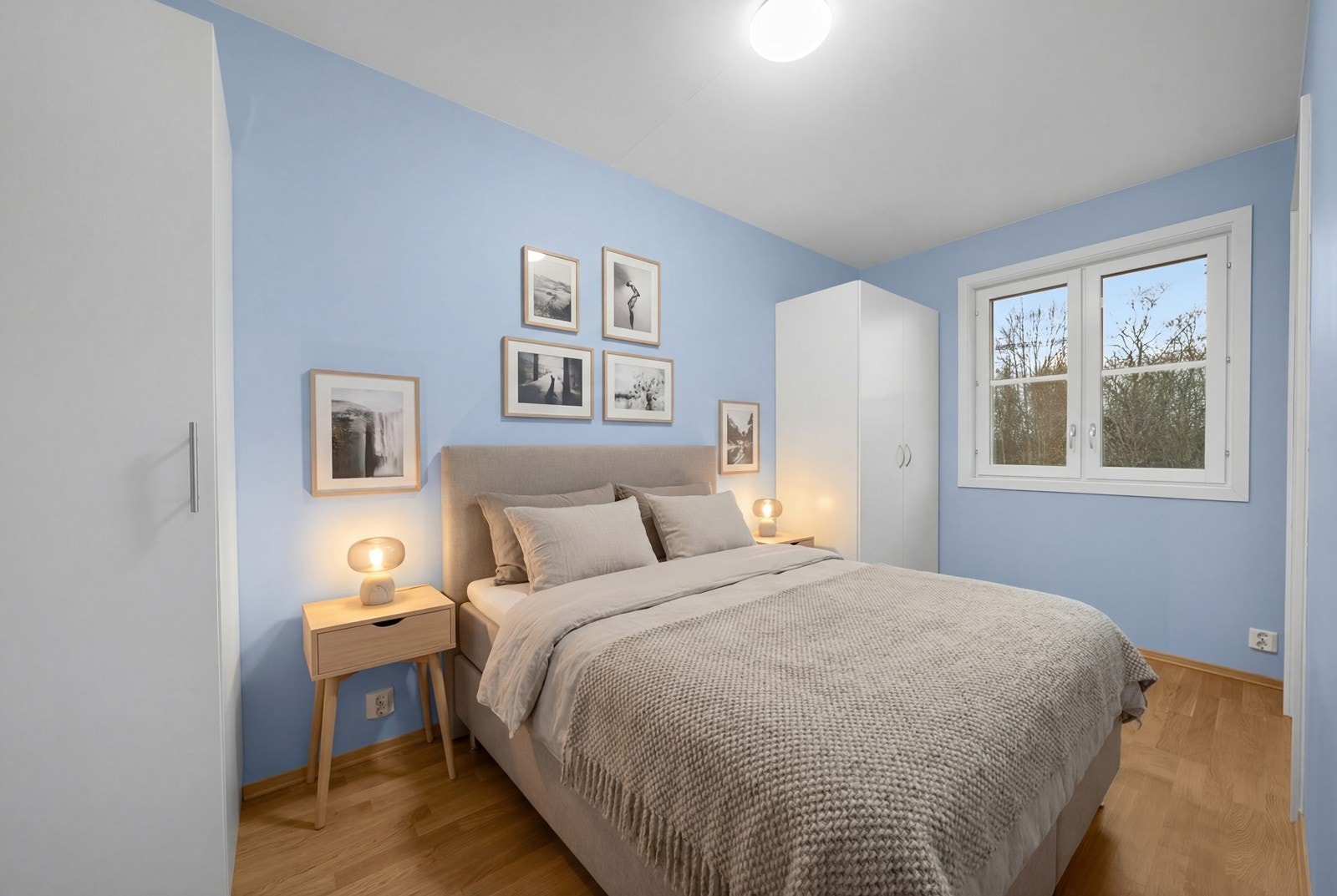 Soverommet har god plass til både seng og skap. (digitalt stylet) Galleribilde