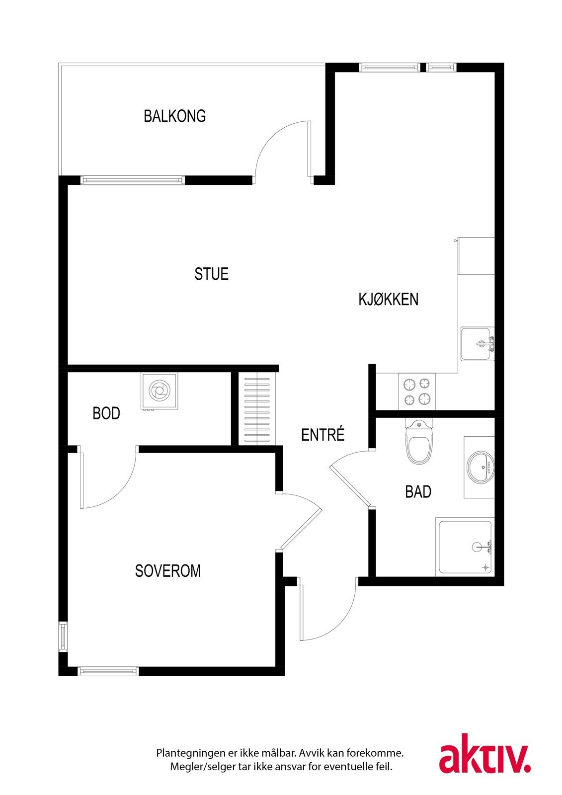 Plantegning Galleribilde